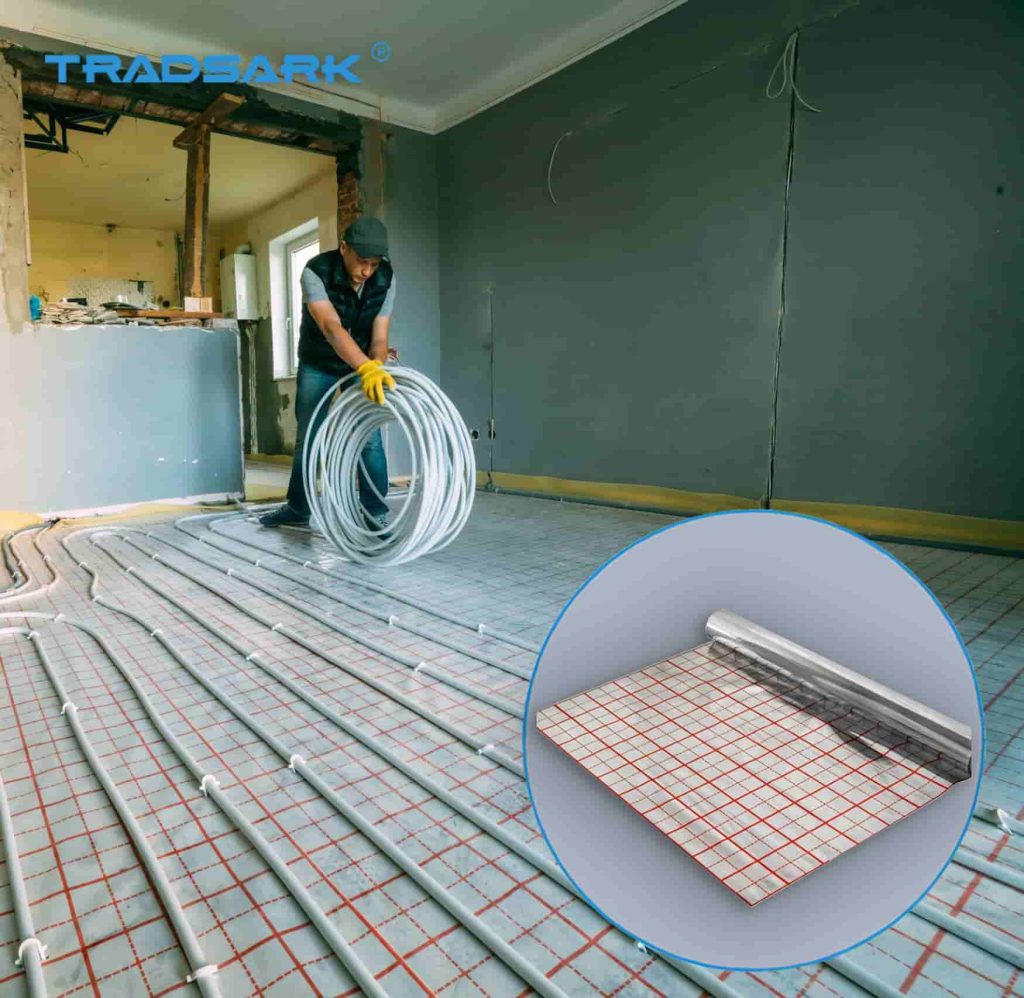 Energy-Saving Aluminium Floor Heating Reflective Film | Tradsark Metallized Insulation Material Manufacturer