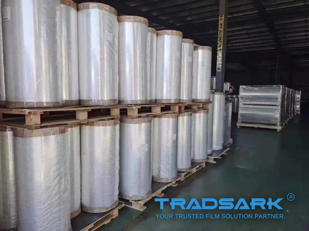 A professional factory inspection and quality audit process for a reliable aluminized film supplier like TRADSARK.