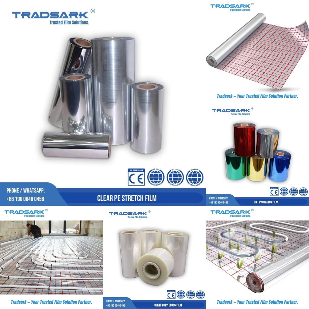 TRADSARK underfloor heating reflective film, multi‑layer composite metallized film for floor heating installation